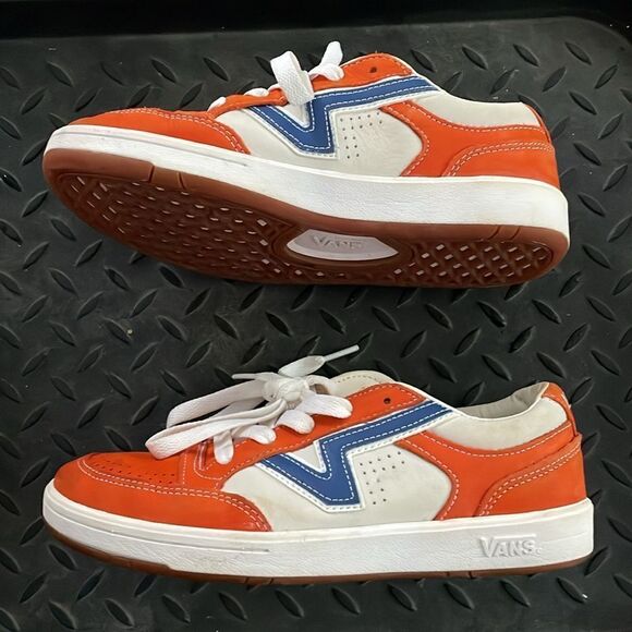Vans Shoes - 🎃Vans LowLand ComfyCush orange white low-top sneakers Women 7.5